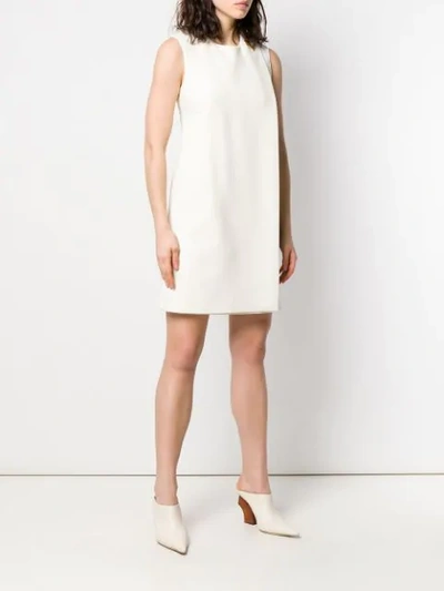 Shop Valentino V Hardware Shift Dress In White