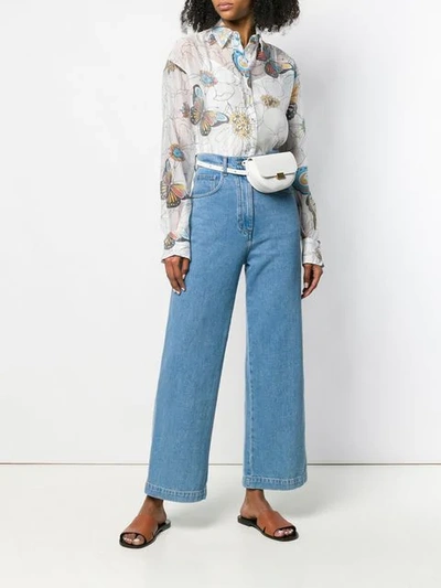 Shop See By Chloé Floral Print Shirt In White