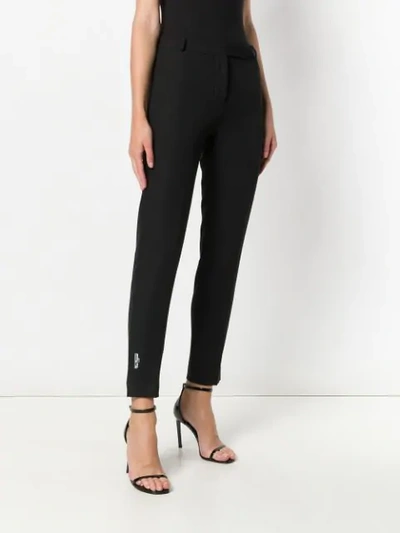 Shop Styland Tapered Trousers In Black