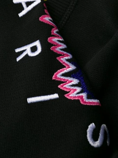 Shop Kenzo Tiger Embroidered Logo Sweatshirt In Black