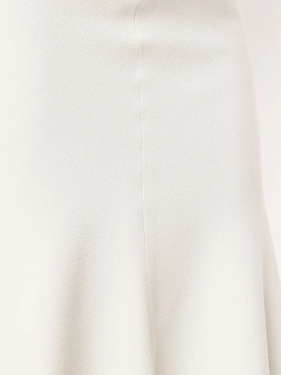 Shop Giambattista Valli Crepe Midi Skirt In White