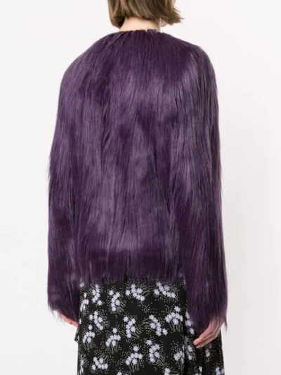 Shop Unreal Fur 'unreal Dream' Jacke Aus Faux-fur In Purple