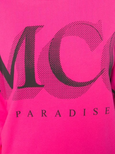 Shop Mcq By Alexander Mcqueen Logo Print Sweatshirt In Pink