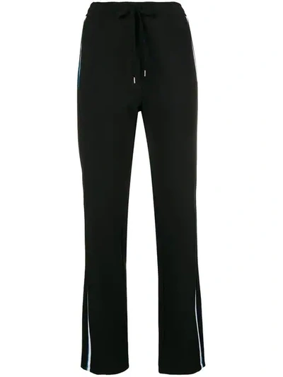 Shop N°21 Side-stripe Drawstring Pants In Black