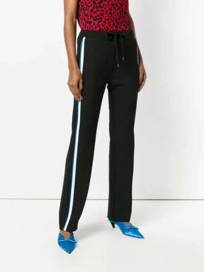 Shop N°21 Side-stripe Drawstring Pants In Black