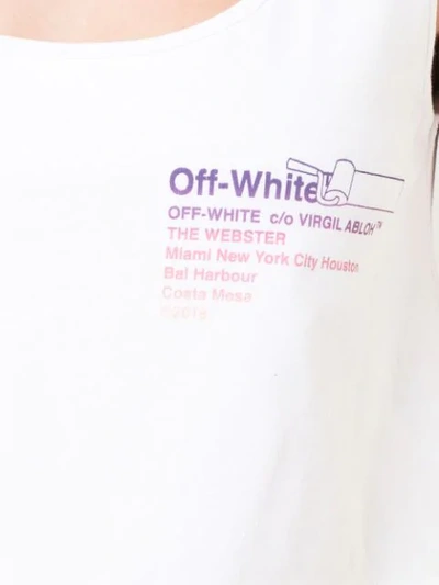 Shop Off-white X The Webster Cropped Tank Top In 0188