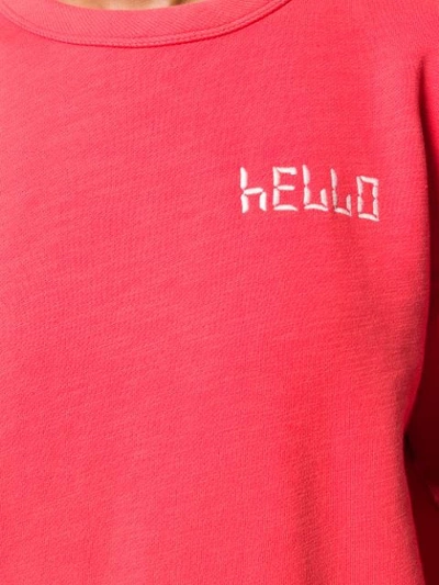 Shop Rag & Bone Hello Sweatshirt In Red