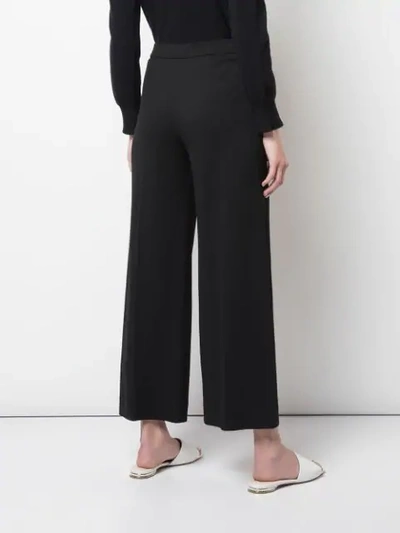 Shop Rosetta Getty Straight-leg Trousers In Black