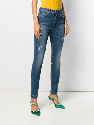 Shop Dolce & Gabbana Skinny Fit Jeans In Blue