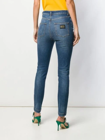 Shop Dolce & Gabbana Skinny Fit Jeans In Blue