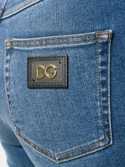 Shop Dolce & Gabbana Skinny Fit Jeans In Blue