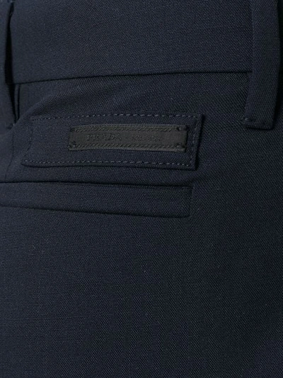 PRADA 纯色八分裤 - 蓝色