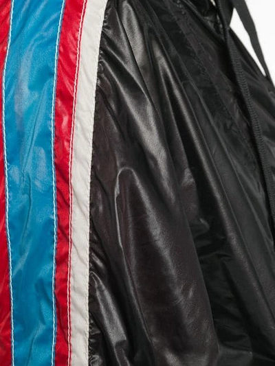 Shop Marc Jacobs Stripe Detail Parka In Black