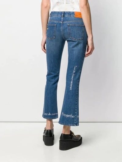 Shop Stella Mccartney All Together Now The Skinny Kick Jeans In Blue