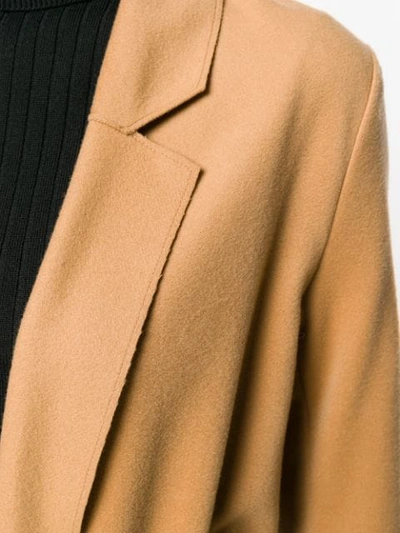 Shop Forte Forte Belted Coat In Brown