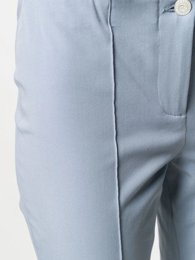 Shop Cambio Slim-fit Trousers In Blue