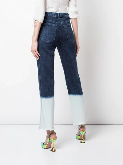 Shop Miaou Dip-dye Jeans In Blue