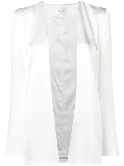 Shop Galvan Evening Jacket In White