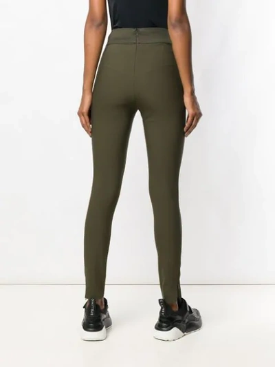 Shop Stella Mccartney Super Slim Leggings In Green