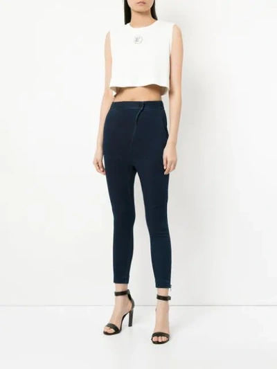 Shop Manning Cartell Edition Slouch Trousers In Blue
