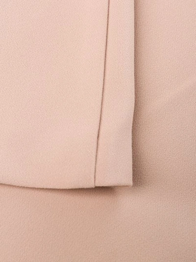 Shop Pinko Button Detail Flare Trousers In Neutrals