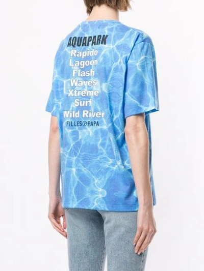 Filles À Papa Splash Print T In Blue | ModeSens