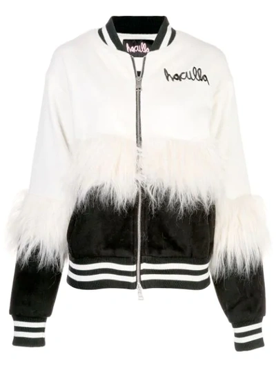 Shop Haculla Bomber Jacket In White