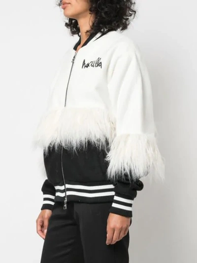 Shop Haculla Bomber Jacket In White