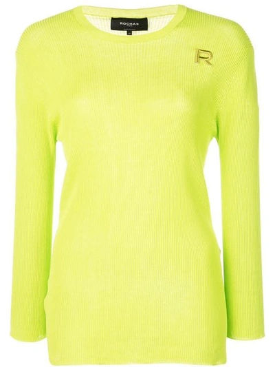 Shop Rochas Crew-neck Sweater - Green