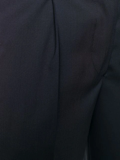 Prada Cropped Tailored Trousers In F0008 Bleu