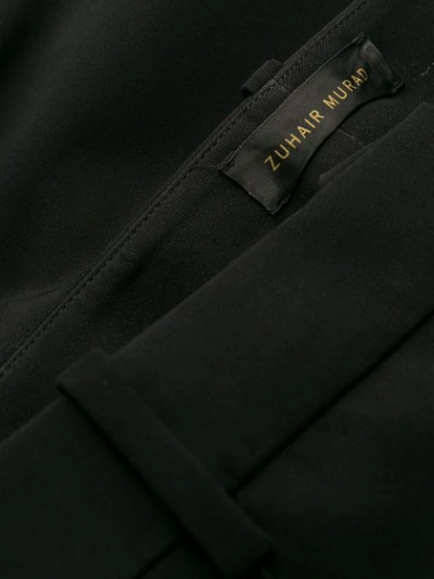 Shop Zuhair Murad Ausgestellte Hose - Schwarz In Black