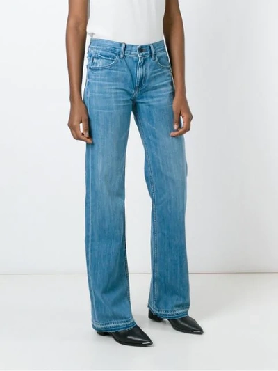 Shop Helmut Lang Bootcut Jeans In Blue