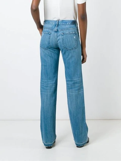 Shop Helmut Lang Bootcut Jeans In Blue