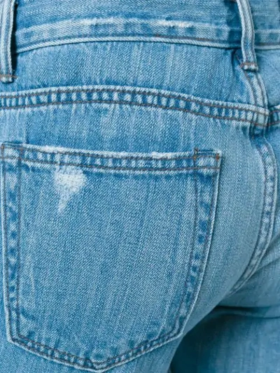 Shop Helmut Lang Bootcut Jeans In Blue