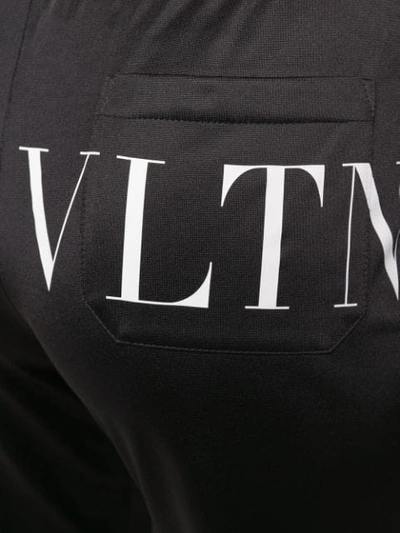 Shop Valentino Vltn Track Pants In Black