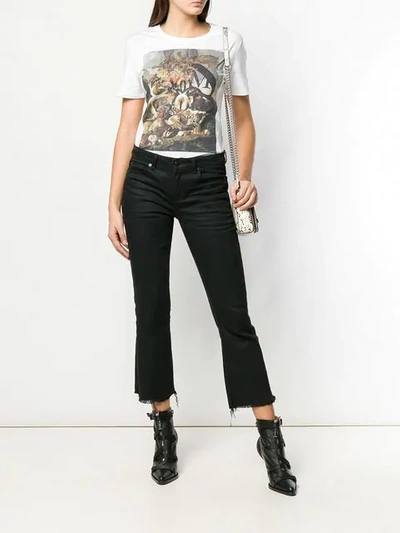 Shop Alexander Mcqueen Printed T-shirt In 0900 White