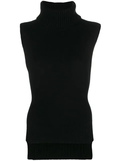Shop Etro Sleeveless Sweater In Black