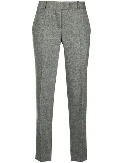 Shop Ermanno Scervino Tailored Fitted Trousers In Grey