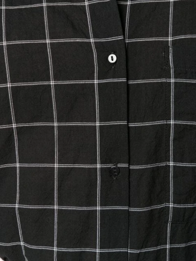 Shop Cotélac Check Shirt In Black