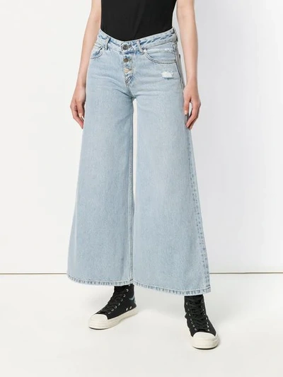 Shop Each X Other Wide-leg Jeans In Blue