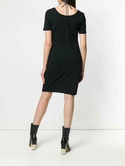 Shop Alexander Wang T Short Sleeve Dress In Black