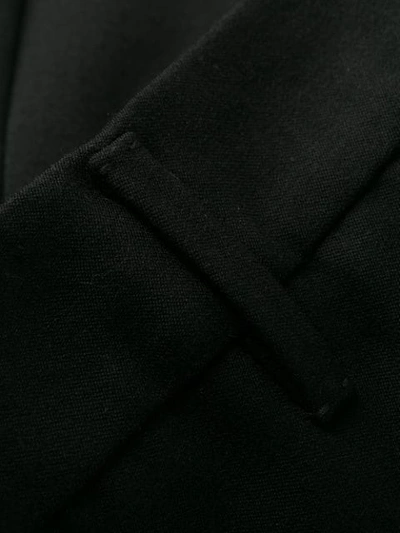 Shop Prada Flared Cropped Trousers In Black