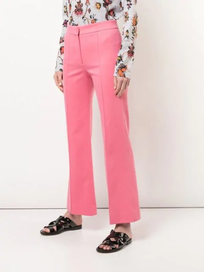 Shop Derek Lam Cropped Trousers In Pink
