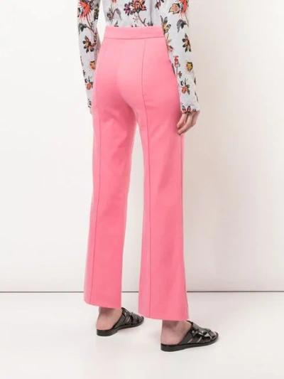 Shop Derek Lam Cropped Trousers In Pink