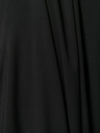 Shop Yohji Yamamoto Sweeping Maxi Skirt - Black