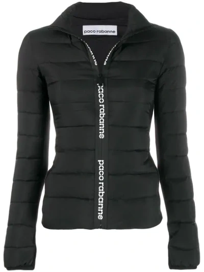 Shop Paco Rabanne Quilted Jacket - Black