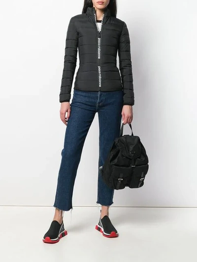 Shop Paco Rabanne Quilted Jacket - Black