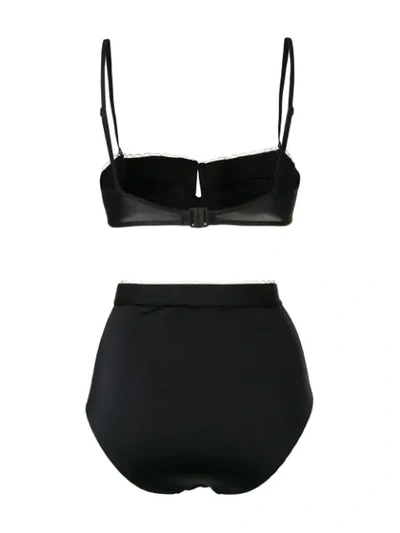 Shop Zimmermann Juniper Bikini Set In Black