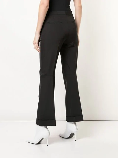 Shop Maison Margiela Twisted Tailored Trousers In Black