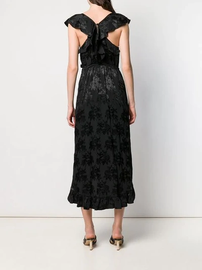 Shop Aniye By Wrap-around Lace Dress - Black